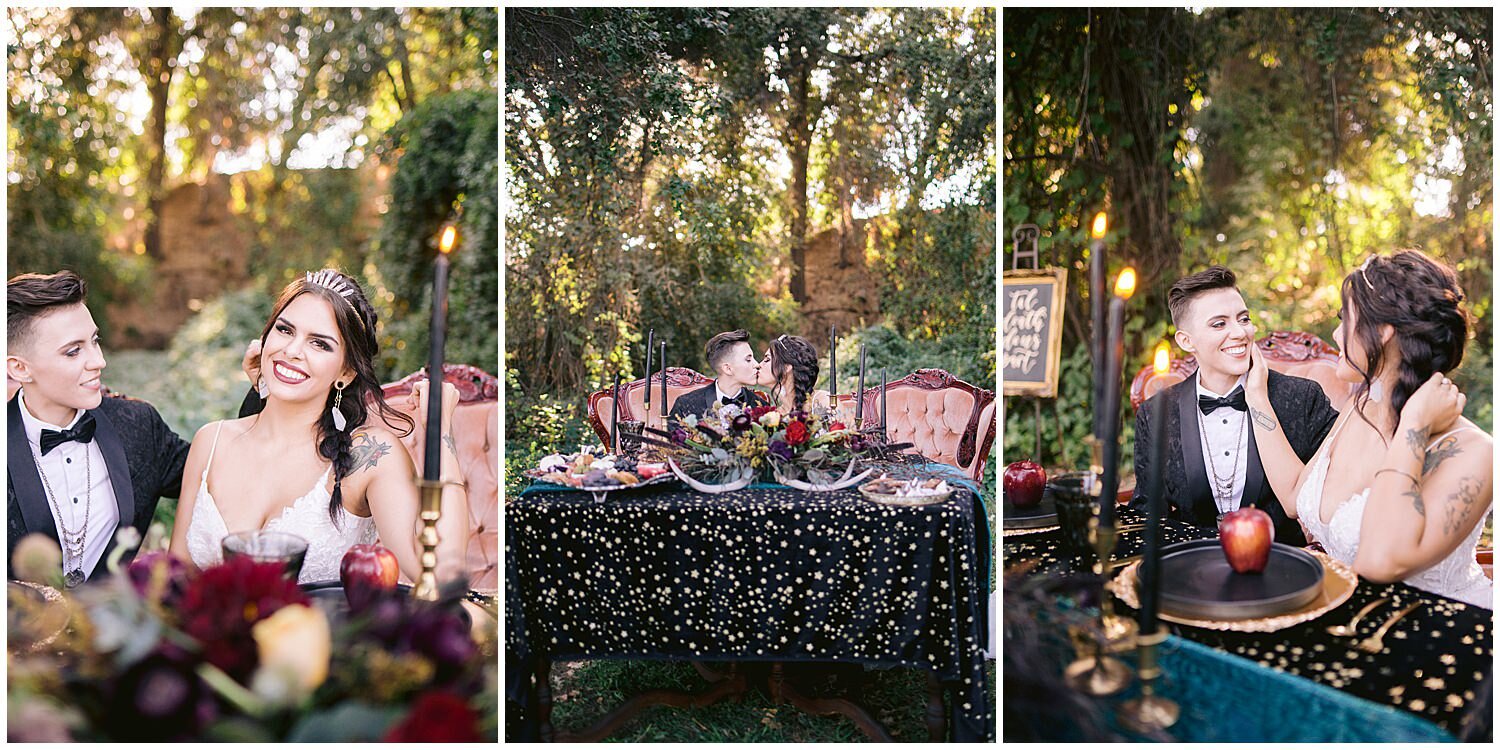 Romantic Halloween Wedding 