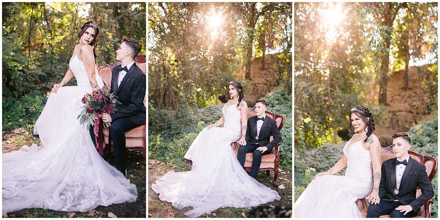 Romantic Halloween Wedding 