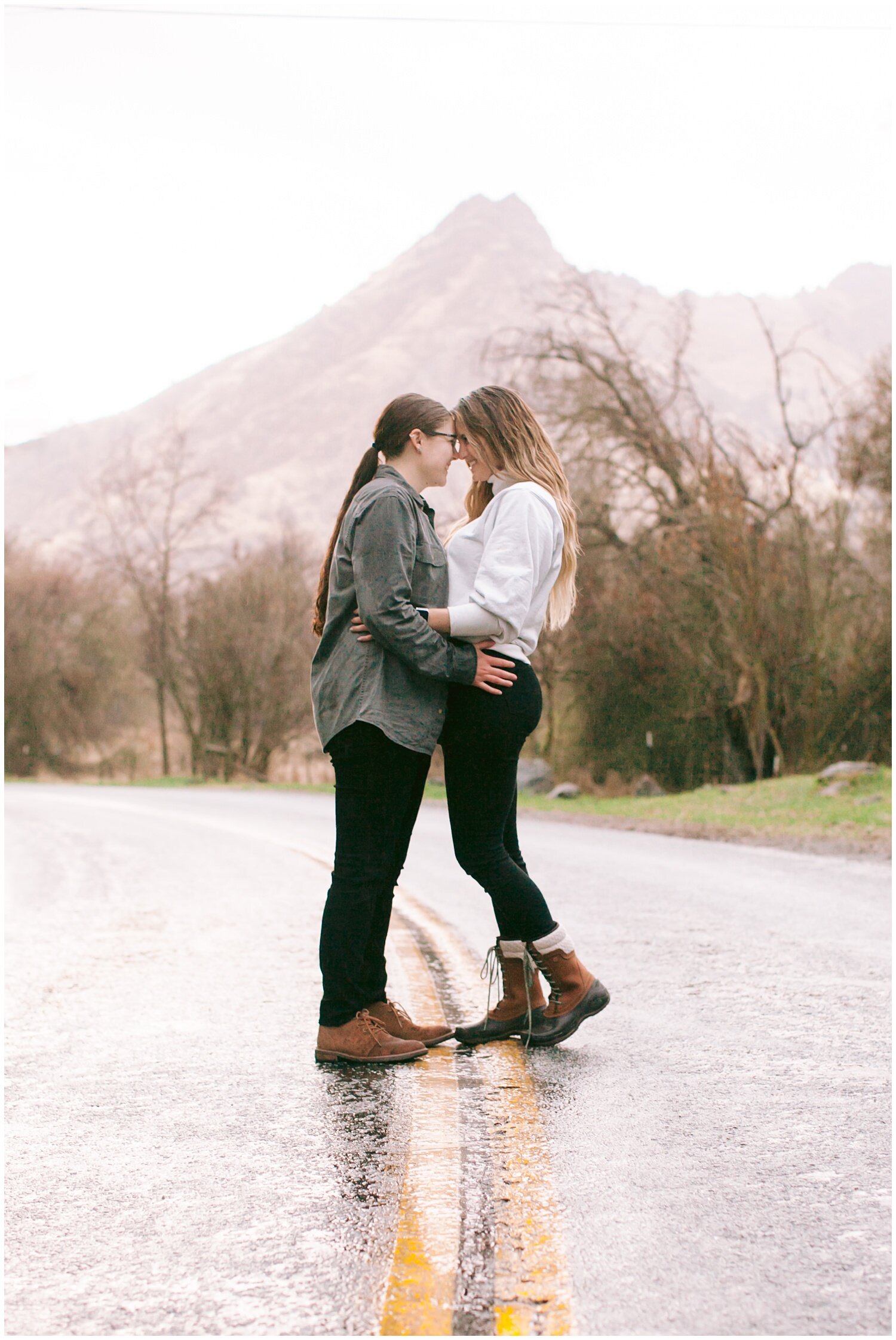 Rainy Lesbian Engagement 0033