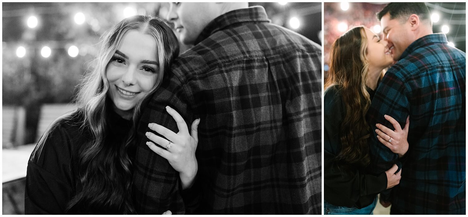 Couple embraces at bar - image by GunnShot Photography