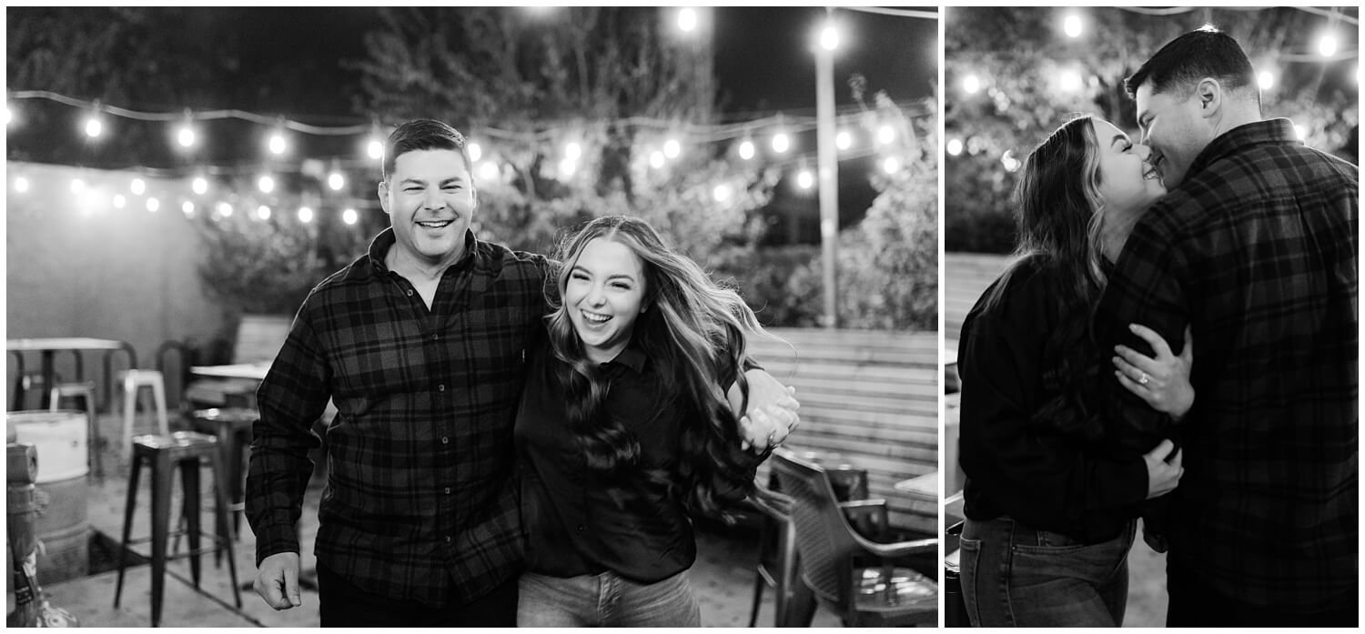 Couple laughing at goldsteins Fresno - image by GunnShot Photography