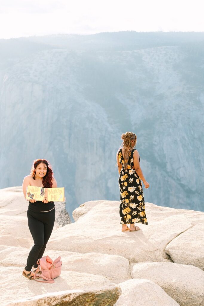 Michelle Gunn Photo Lesbian Yosemite Proposal at Taft Point (6)
