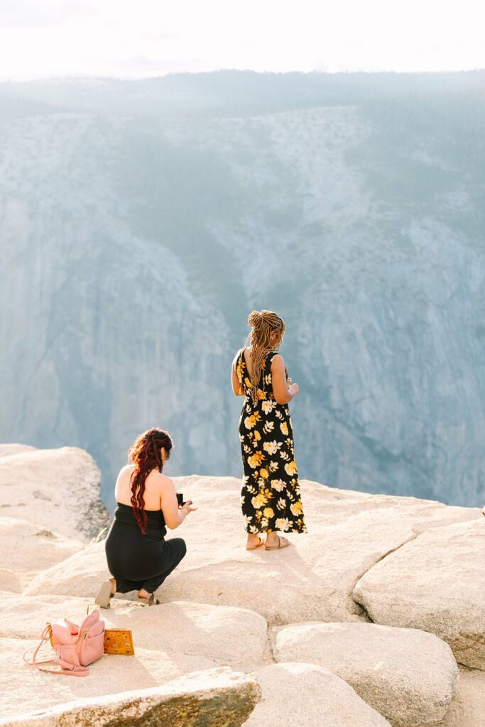 Michelle Gunn Photo Lesbian Yosemite Proposal at Taft Point (7)